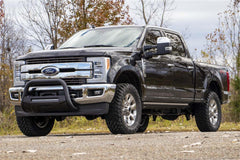 Rough Country Black Bull Bar w/ Integrated Black Series 20 - inch LED Light Bar - B - F2017 - Black Patch Performance - ROUGBF2017