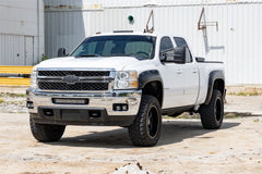 Rough Country Pocket Fender Flares - F - C10714B - 16 - Black Patch Performance - ROUGFC10714B16