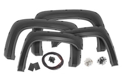 Rough Country Pocket Fender Flares - F - C10714B - GAP - Black Patch Performance - ROUGFC10714BGAP