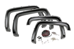 Rough Country Pocket Fender Flares - F-C10715 - Black Patch Performance - ROUGFC10715