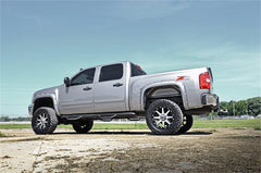 Rough Country Pocket Fender Flares - F-C10715 - Black Patch Performance - ROUGFC10715