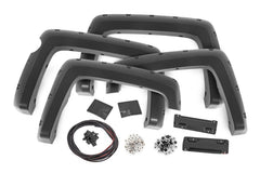 Rough Country Pocket Fender Flares - F-C11413A-GAZ - Black Patch Performance - ROUGFC11413AGAZ