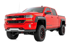 Rough Country Pocket Fender Flares - F-C11413A-GAZ - Black Patch Performance - ROUGFC11413AGAZ