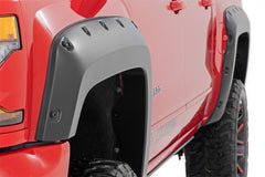 Rough Country Pocket Fender Flares - F-C11413A-GAZ - Black Patch Performance - ROUGFC11413AGAZ
