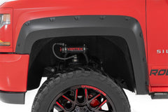 Rough Country Pocket Fender Flares - F-C11413A-GAZ - Black Patch Performance - ROUGFC11413AGAZ