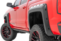 Rough Country Pocket Fender Flares - F - C11413A - GB8 - Black Patch Performance - ROUGFC11413AGB8