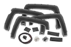 Rough Country Pocket Fender Flares - F - C11413A - GPA - Black Patch Performance - ROUGFC11413AGPA