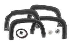 Rough Country Pocket Fender Flares - F - C11511A - Black Patch Performance - ROUGFC11511A