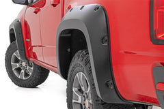 Rough Country Pocket Fender Flares - F - C11511A - Black Patch Performance - ROUGFC11511A