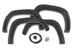 Rough Country Pocket Fender Flares - F - C12311 - GAZ - Black Patch Performance - ROUGFC12311GAZ
