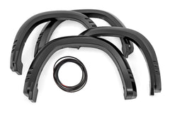 Rough Country Fender Flares - F - D319201 - PS2 - Black Patch Performance - ROUGFD319201PS2