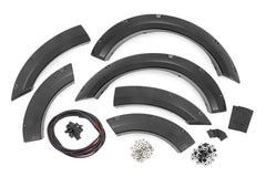 Rough Country Pocket Fender Flares - F-F11612A-RCGB - Black Patch Performance - ROUGFF11612ARCGB