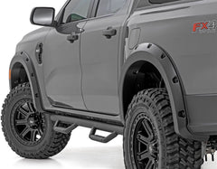 Rough Country Pocket Fender Flares - F - F12401 - Black Patch Performance - ROUGFF12401
