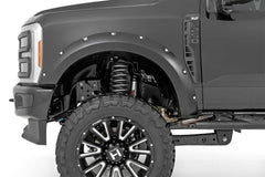 Rough Country Pocket Fender Flares - F - F20231 - LJ - Black Patch Performance - ROUGFF20231LJ