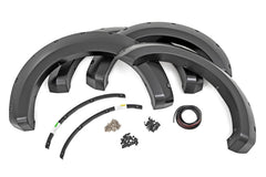 Rough Country Pocket Fender Flares - F - F21112 - D1 - Black Patch Performance - ROUGFF21112D1