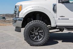 Rough Country Pocket Fender Flares - F-F21112-YZ - Black Patch Performance - ROUGFF21112YZ