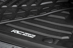 Rough Country Flex - Fit Floor Mats - FF - 31422 - Black Patch Performance - ROUGFF31422