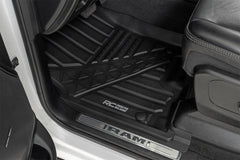 Rough Country Flex - Fit Floor Mats - FF - 31422 - Black Patch Performance - ROUGFF31422