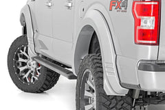 Rough Country Fender Flares - F - F315110 - G1 - Black Patch Performance - ROUGFF315110G1