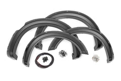 Rough Country Pocket Fender Flares - F - N101705A - KAD - Black Patch Performance - ROUGFN101705AKAD