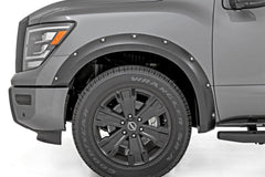 Rough Country Pocket Fender Flares - F - N101705A - QAK - Black Patch Performance - ROUGFN101705AQAK