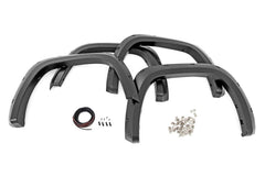 Rough Country Pocket Fender Flares - F - T11413 - 6V7 - Black Patch Performance - ROUGFT114136V7