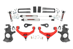 Rough Country 3.5 in Suspension Lift Kit w/Shocks - 95770RED - SUSPENSION LIFT KIT from Black Patch Performance