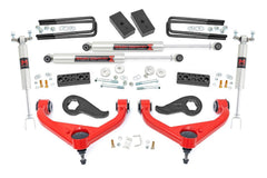 Rough Country 3 in Suspension Lift Kit w/Shocks - 95840RED - SUSPENSION LIFT KIT from Black Patch Performance