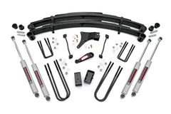 Rough Country 4 in Suspension Lift Kit w/Shocks - 49430 - SUSPENSION LIFT KIT from Black Patch Performance