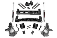 Rough Country 5 in Suspension Lift Kit w/Shocks - 24831 - SUSPENSION LIFT KIT from Black Patch Performance