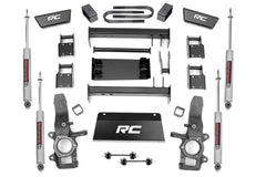 Rough Country 5 in Suspension Lift Kit w/Shocks - 476.20 - SUSPENSION LIFT KIT from Black Patch Performance