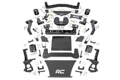Rough Country 6 in Suspension Lift Kit - 10900 - SUSPENSION LIFT KIT from Black Patch Performance