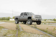 Rough Country 7.5 in Suspension Lift Kit w/Shocks - 26440 - SUSPENSION LIFT KIT from Black Patch Performance