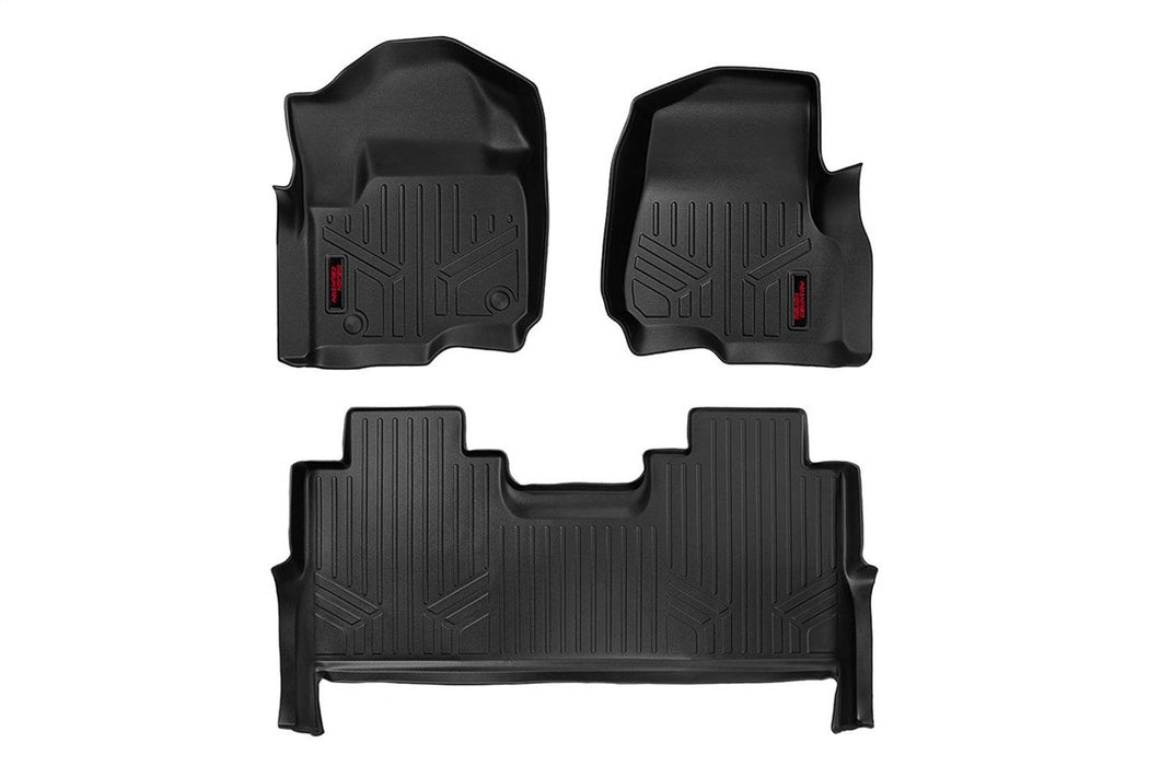Rough Country Heavy Duty Floor Mats - M-51712 - Floor Mat Set from Black Patch Performance
