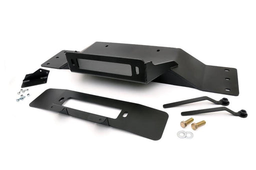 Rough Country Hidden Winch Mounting Plate - 1010 - WINCH MOUNT PLATE from Black Patch Performance
