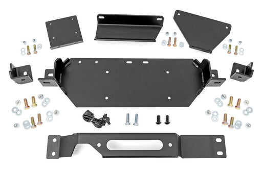 Rough Country Hidden Winch Mounting Plate - 51119 - WINCH MOUNT PLATE from Black Patch Performance