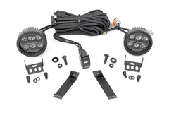 Rough Country LED Lower Windshield Ditch Kit - 70083 - Exterior Multi-Purpose LED from Black Patch Performance