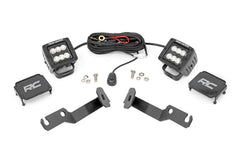 Rough Country LED Lower Windshield Ditch Kit - 71088 - Exterior Multi-Purpose LED from Black Patch Performance