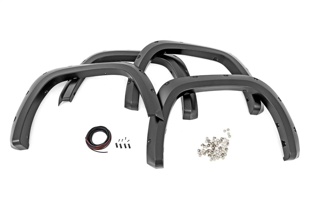 Rough Country Pocket Fender Flares - F-T11413-8X8 - FENDER FLARE from Black Patch Performance