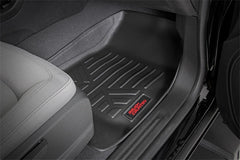 Rough Country Heavy Duty Floor Mats - M-21513 - Black Patch Performance - ROUGM21513