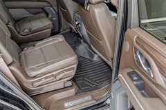 Rough Country Heavy Duty Floor Mats - M - 21712 - Black Patch Performance - ROUGM21712