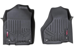 Rough Country Heavy Duty Floor Mats - M-3121 - Black Patch Performance - ROUGM3121