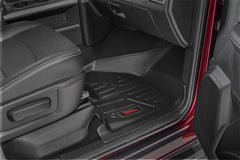 Rough Country Heavy Duty Floor Mats - M-3121 - Black Patch Performance - ROUGM3121