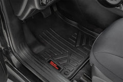 Rough Country Heavy Duty Floor Mats - M-61702 - Black Patch Performance - ROUGM61702