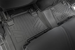 Rough Country Heavy Duty Floor Mats - M - 71313 - Black Patch Performance - ROUGM71313