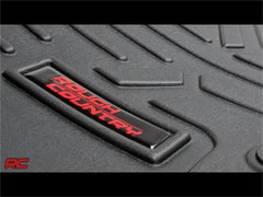 Rough Country Heavy Duty Floor Mats - M-71413 - Black Patch Performance - ROUGM71413