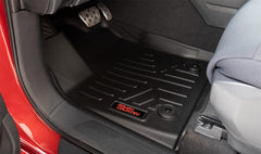 Rough Country Heavy Duty Floor Mats - M - 71780 - Black Patch Performance - ROUGM71780