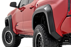 Rough Country Fender Flares - O - T12421 - Black Patch Performance - ROUGOT12421