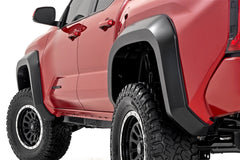 Rough Country Fender Flares - O - T12421 - 1J9 - Black Patch Performance - ROUGOT124211J9