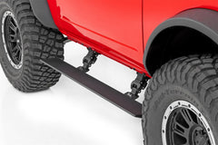 Rough Country Running Boards - PSR51230 - Black Patch Performance - ROUGPSR51230